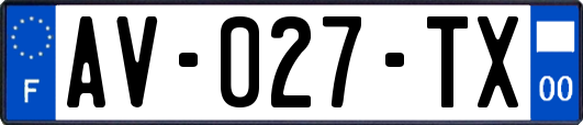 AV-027-TX