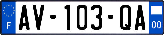 AV-103-QA