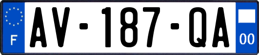 AV-187-QA