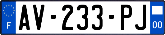 AV-233-PJ