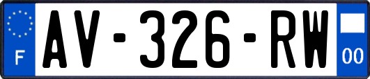 AV-326-RW