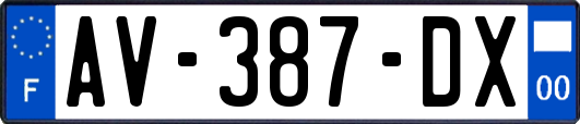 AV-387-DX