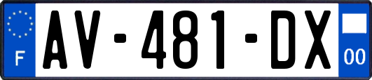 AV-481-DX