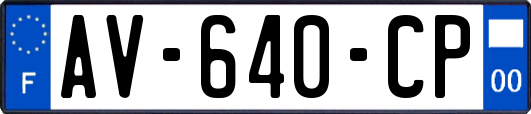 AV-640-CP