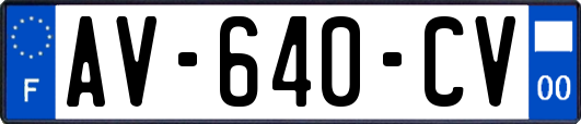 AV-640-CV