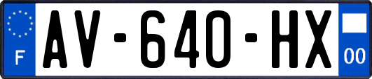 AV-640-HX