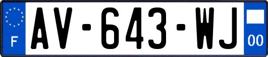 AV-643-WJ