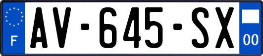 AV-645-SX