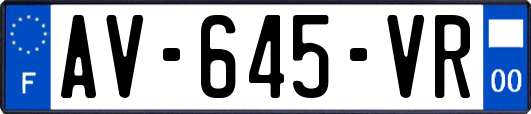 AV-645-VR