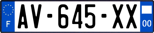 AV-645-XX