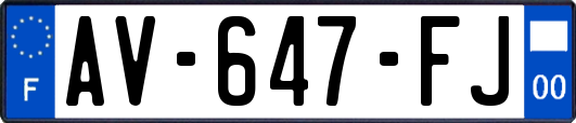 AV-647-FJ