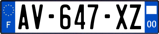 AV-647-XZ