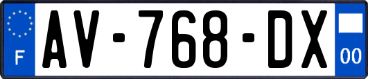 AV-768-DX