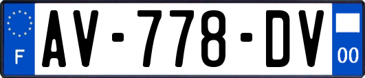 AV-778-DV