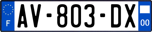 AV-803-DX