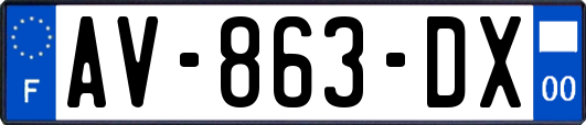 AV-863-DX