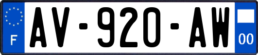 AV-920-AW