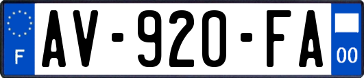 AV-920-FA