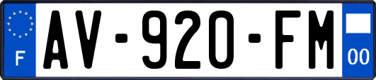 AV-920-FM