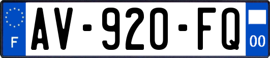 AV-920-FQ