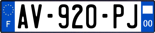 AV-920-PJ