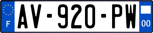 AV-920-PW