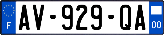 AV-929-QA