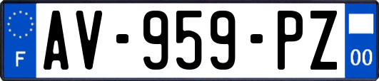 AV-959-PZ