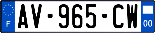 AV-965-CW