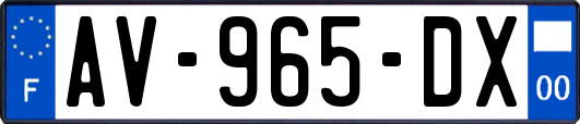 AV-965-DX
