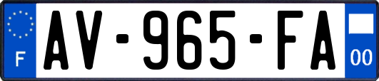 AV-965-FA