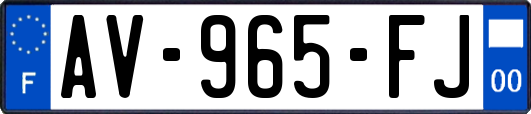 AV-965-FJ