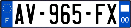 AV-965-FX