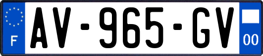 AV-965-GV