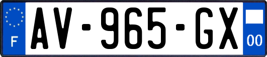 AV-965-GX