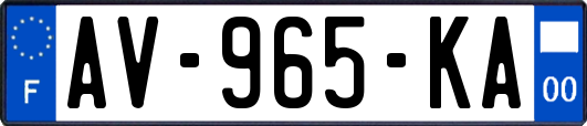 AV-965-KA