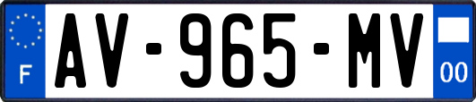 AV-965-MV