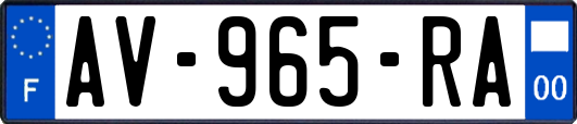 AV-965-RA