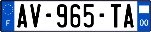 AV-965-TA