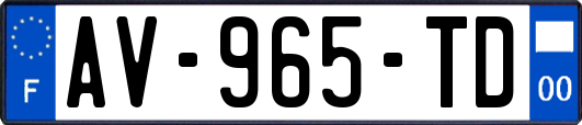 AV-965-TD