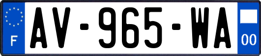 AV-965-WA