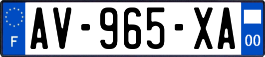 AV-965-XA