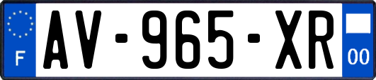 AV-965-XR