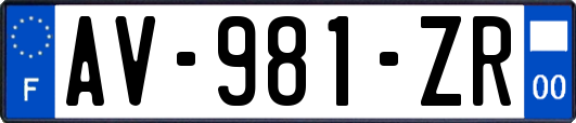 AV-981-ZR