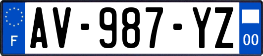 AV-987-YZ