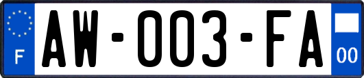 AW-003-FA