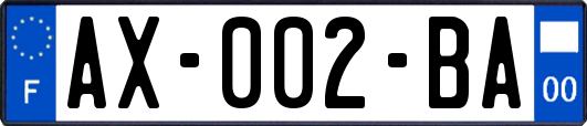 AX-002-BA