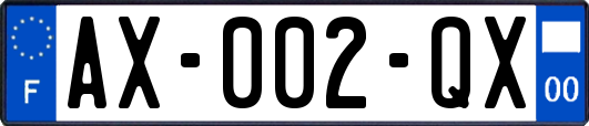AX-002-QX