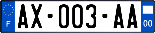 AX-003-AA