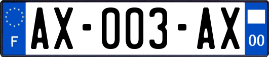 AX-003-AX